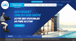 Desktop Screenshot of guyhoquet-immobilier-chalon-sur-saone.com